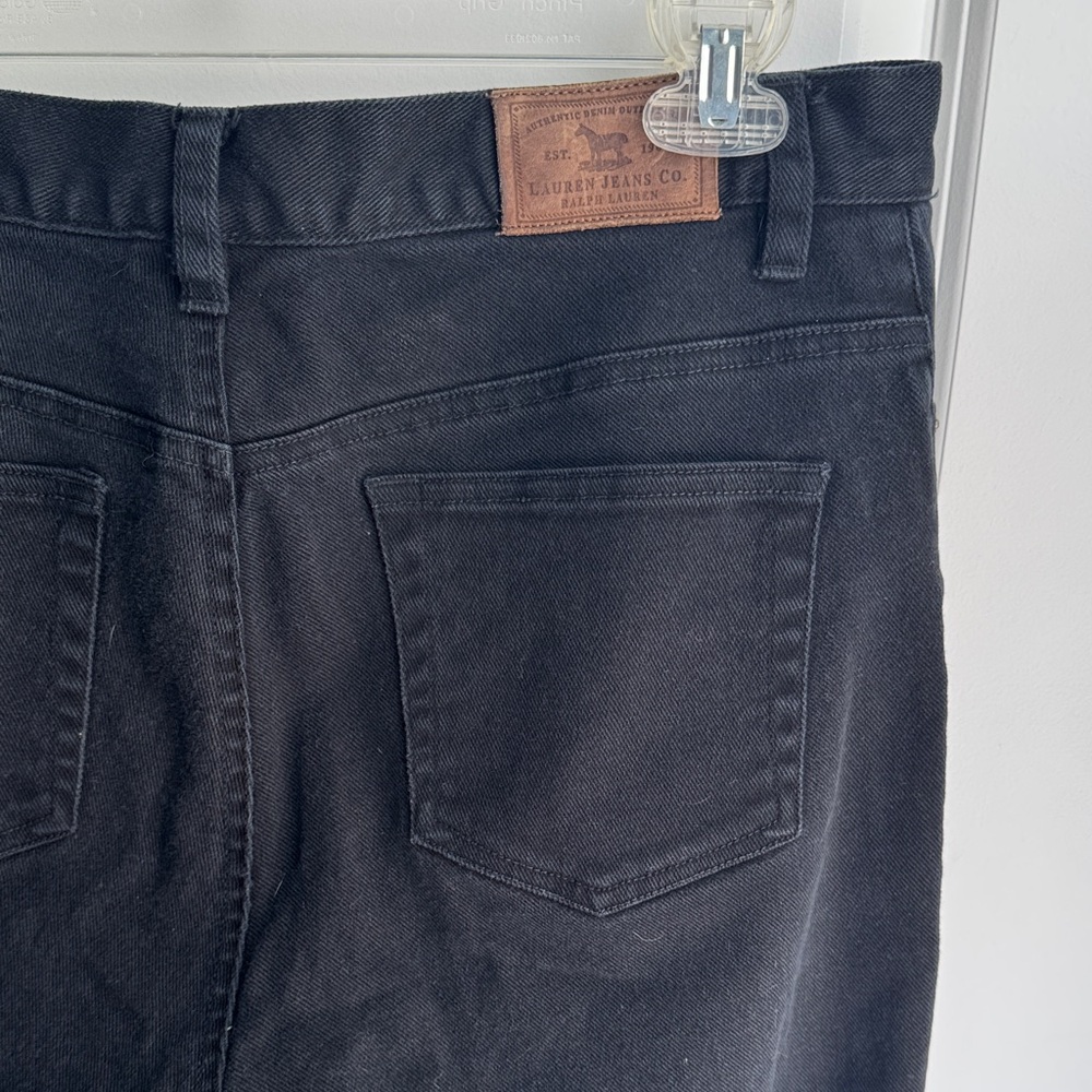 Ralph Lauren Women’s Black Jeans Straight Leg